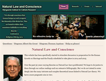Tablet Screenshot of natural-law-and-conscience.org